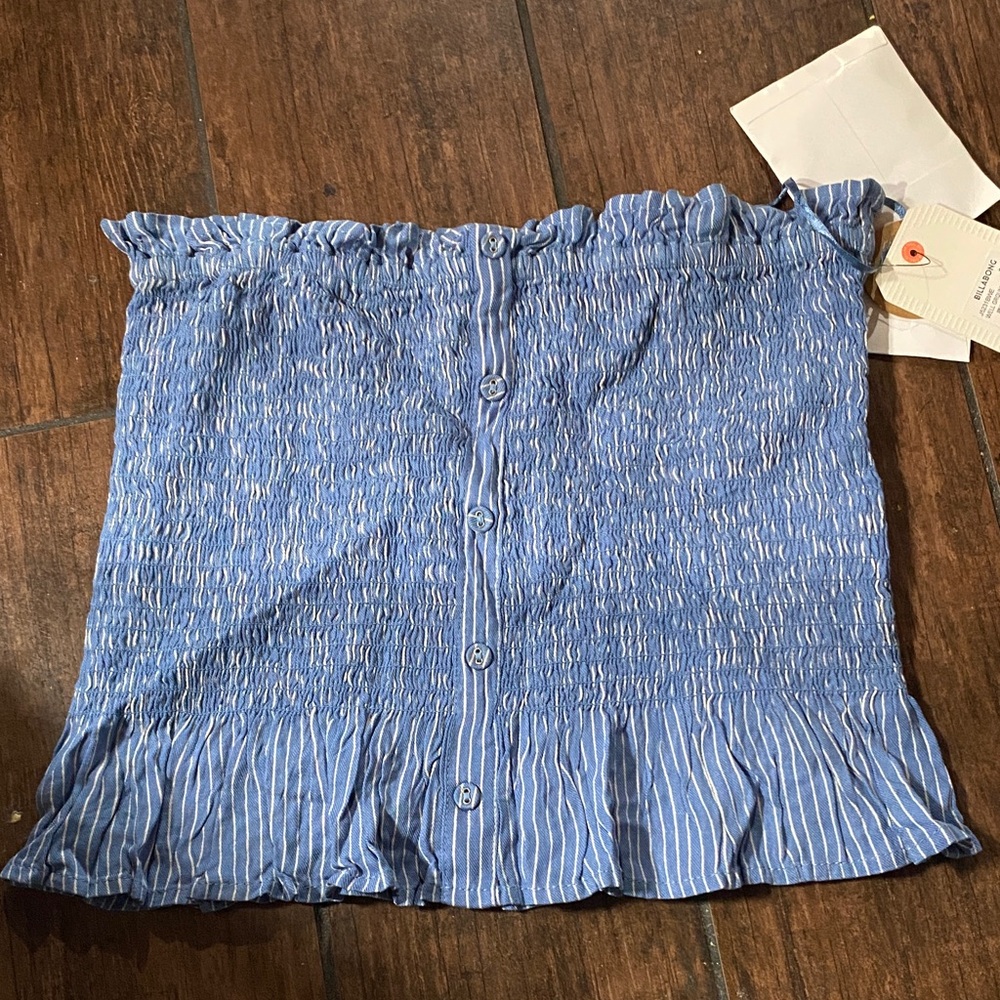 Billabong Blue Striped top